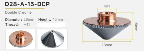 Imagem 2 do produto Bico Duplo 2,5D 28MM - LASER ,Bico Duplo 2,5D 28MM - LASER