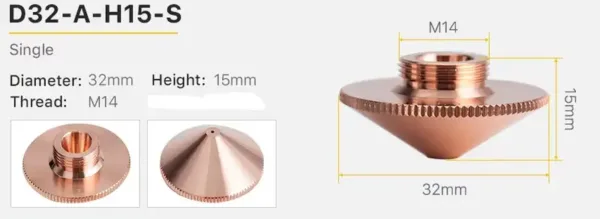 Imagem 2 do produto Bico Simples 2,5S 32MM - LASER ,Bico Simples 2,5S 32MM - LASER